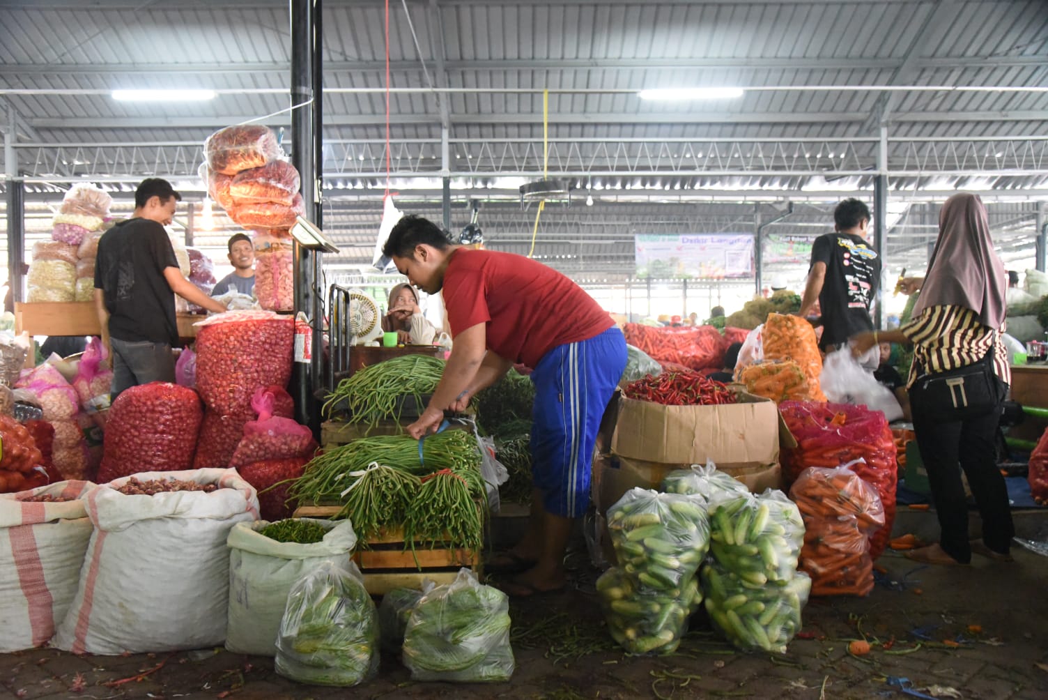 Pasar Kedungrejo Waru Bakal Jadi Grosir Sayur