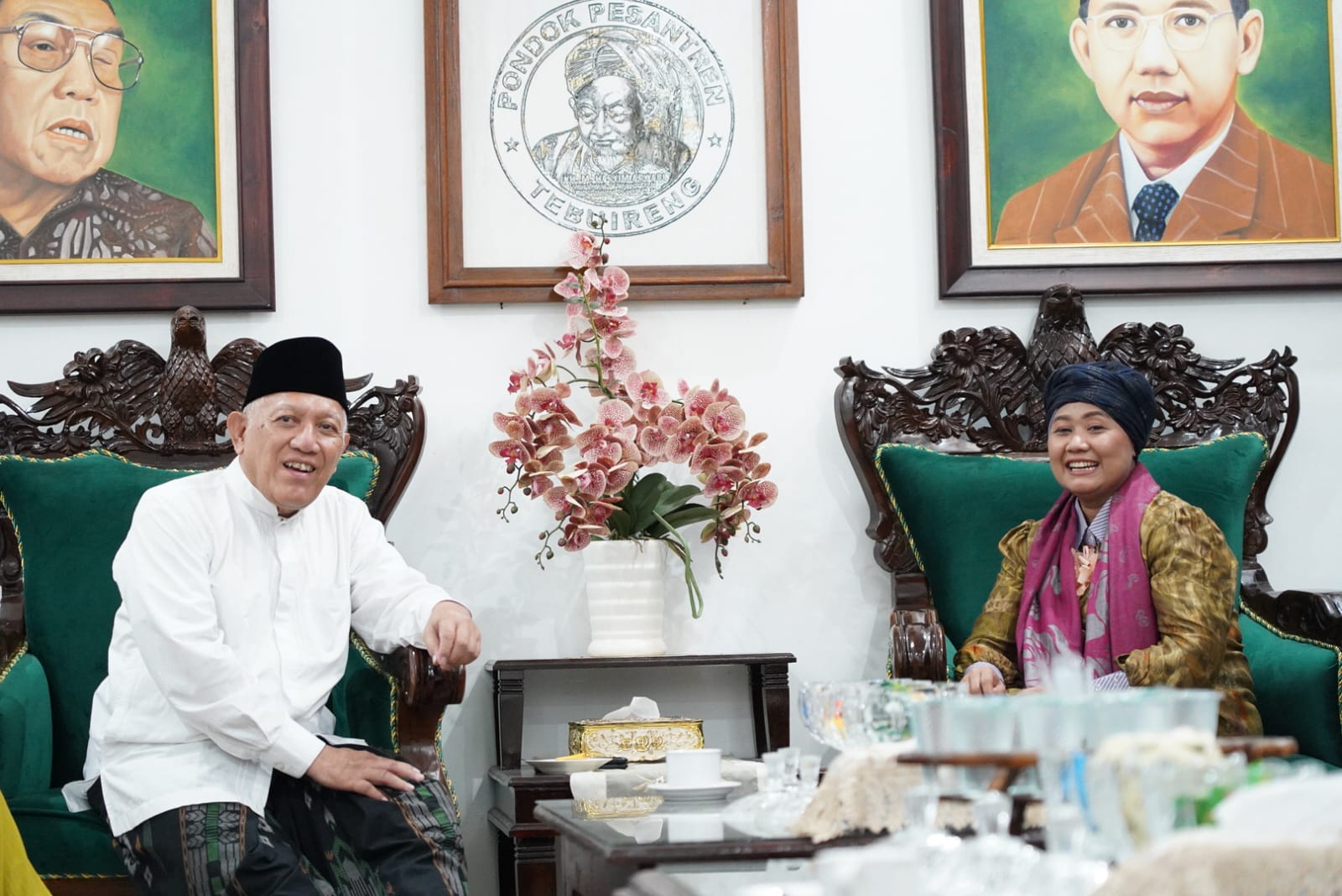 Kunjungan ke Ponpes Tebu Ireng, Luluk Sampaikan Visi Bagun Ekonomi Berbasis Pesantren