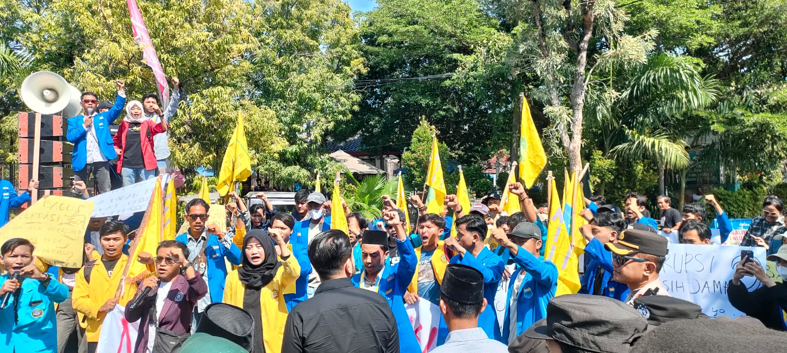 Mahasiswa di Ngawi Kawal Pengusutan Kasus Dugaan Korupsi Dana Hibah di Dinas Pendidikan