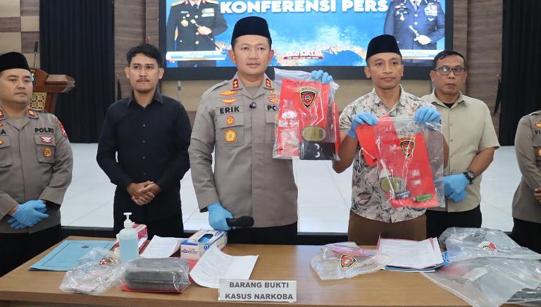 Bekuk 3 Budak Narkoba, Polres Magetan Sita 21,38 Gram Sabu