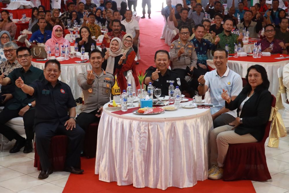 Kapolres Jember Hadiri Perayaan May Day yang Dikemas Halalbihalal