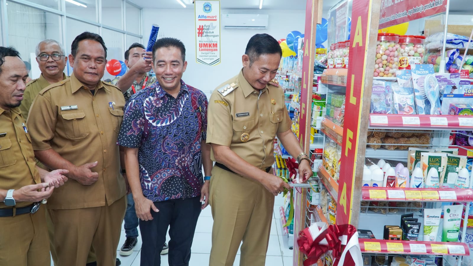Pak Yes Launching 10 Produk UMKM Lamongan di Ritel Modern