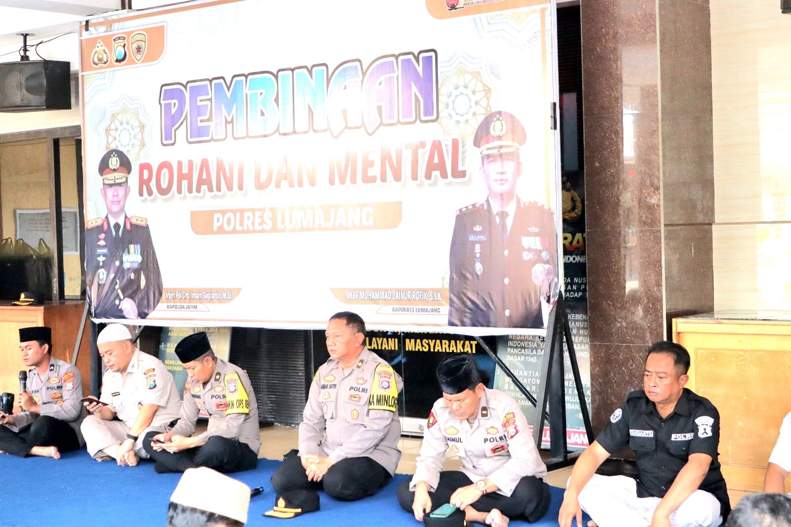 Polres Lumajang Bentuk Karakter Polisi Humanis Melalui Kegiatan Binrohtal