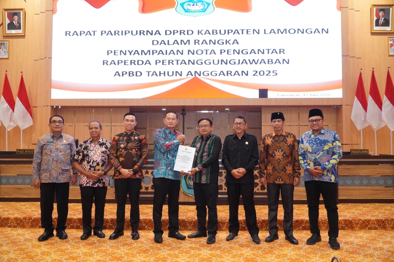 Raih WTP ke-10 Kali Berturut-turut, Lamongan Catat Surplus Rp41 Miliar di APBD 2025