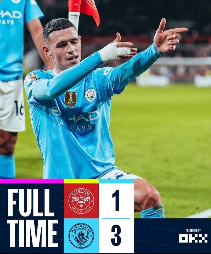 Foden Hattrick, Selisih dengan Liverpool Tinggal 2 Poin tapi City Punya Satu Laga Sisa