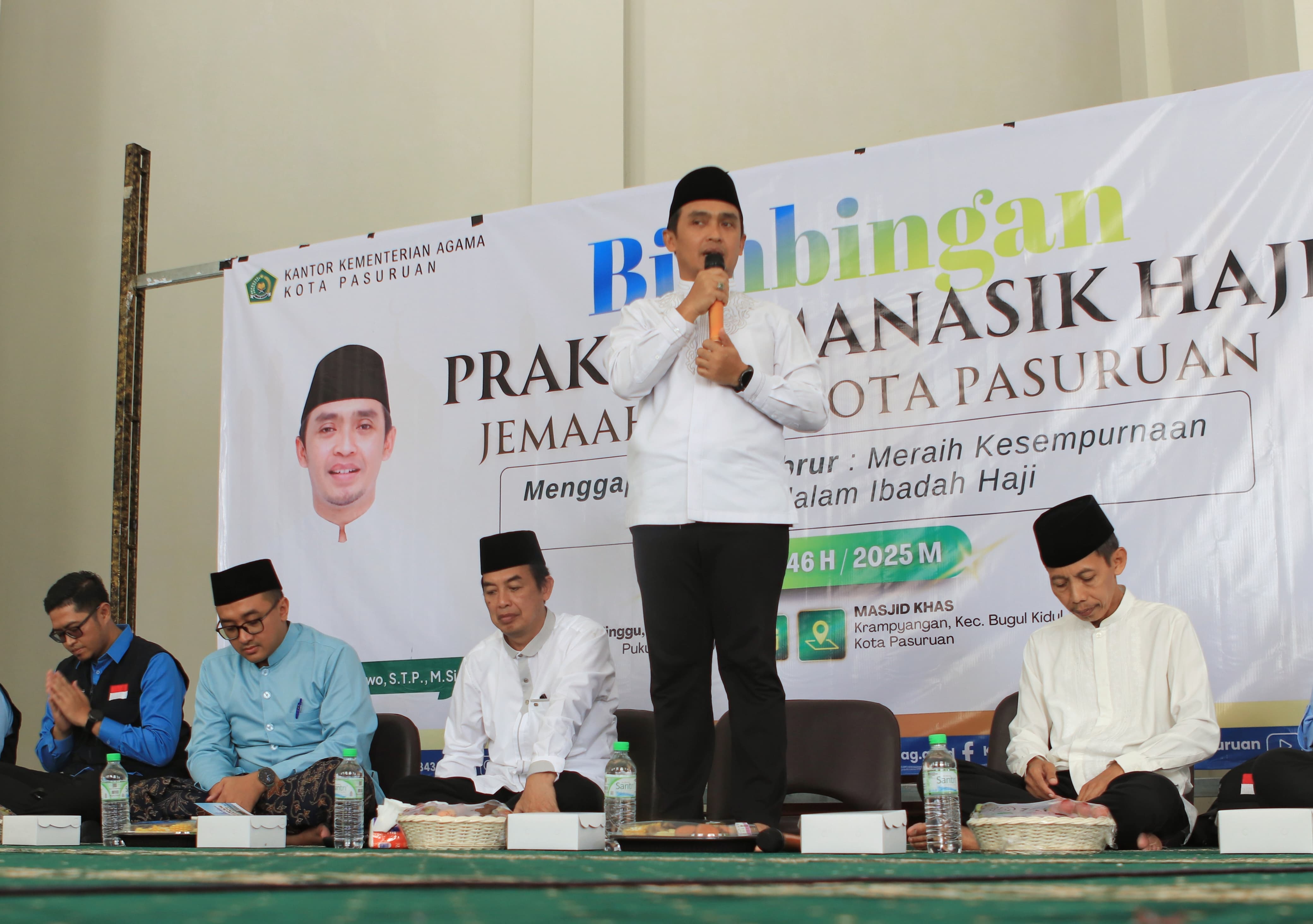 Buka Bimbingan Praktik Manasik Haji, Mas Adi Harap JCH Fisik dan Kesehatannya Terjaga