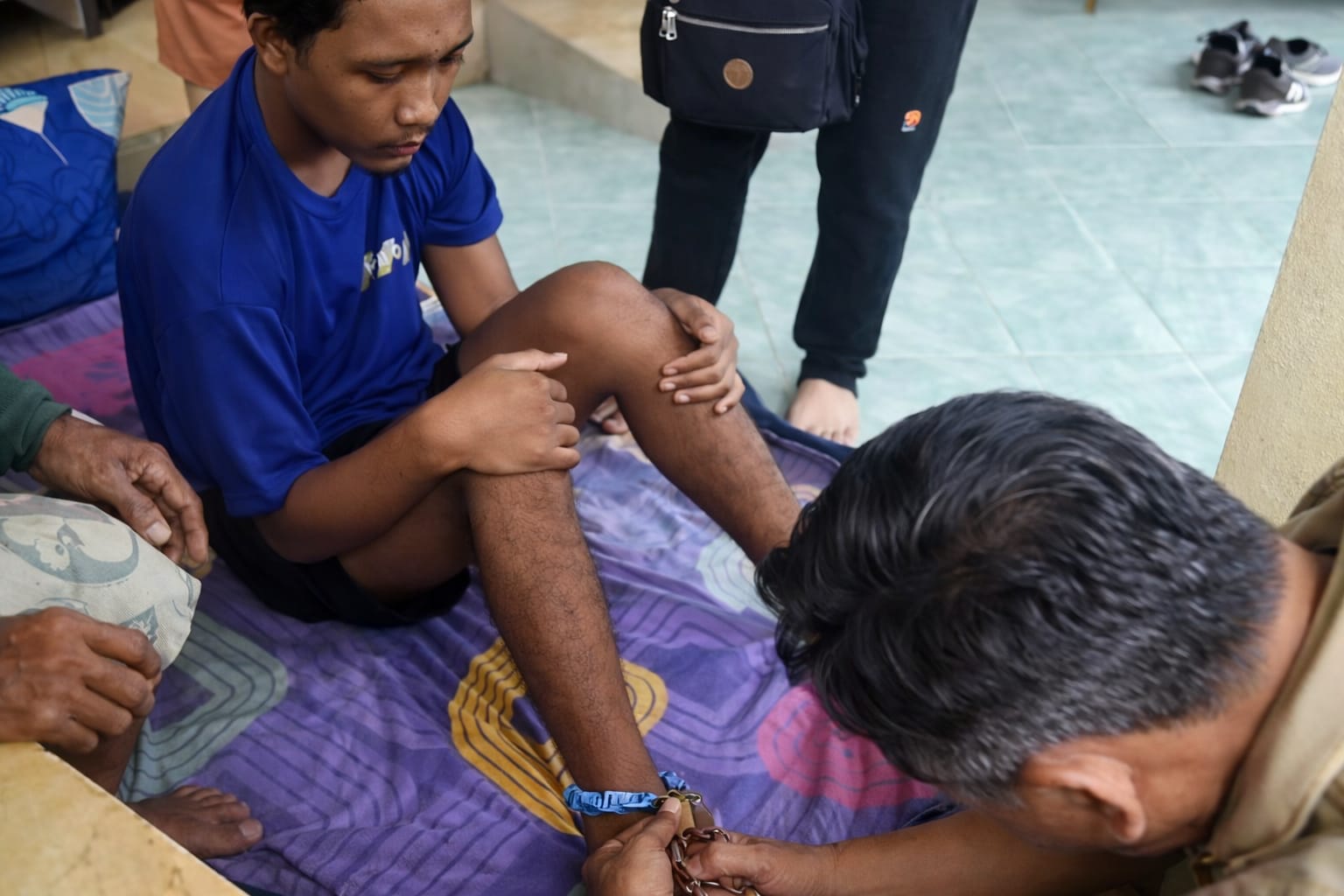 Liponsos Dinas Sosial Jember Gercep Lepas Belenggu Rantai Pemuda Puger 
