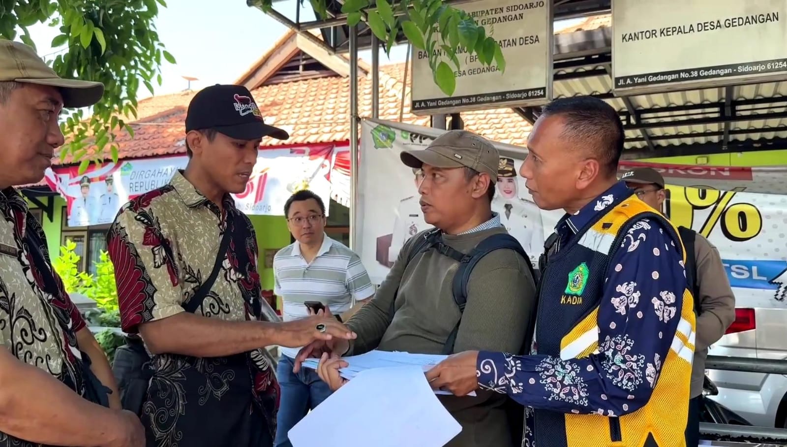 Pemkab Sidoarjo dan BPN Ukur Lahan Flyover Gedangan 