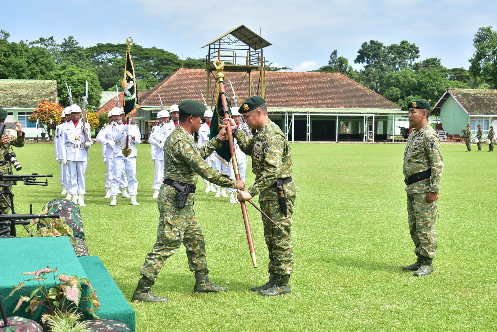 Danbrigif 9/DY/2 Kostrad Pimpin Upacara Serah Terima Jabatan Komandan Batalyon Infanteri 515/UTY
