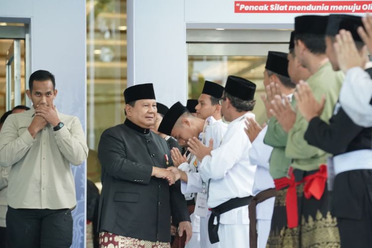 Prabowo Cerita 34 Tahun Mengabdi Kembangkan Pencak Silat Indonesia