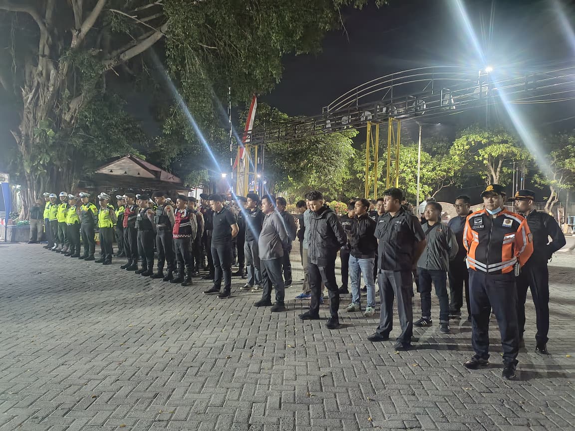 Tingkatkan Tertib Berlalulintas dan Antisipasi Gangguan Kamtibmas, Polres Kediri Kota Gelar KRYD