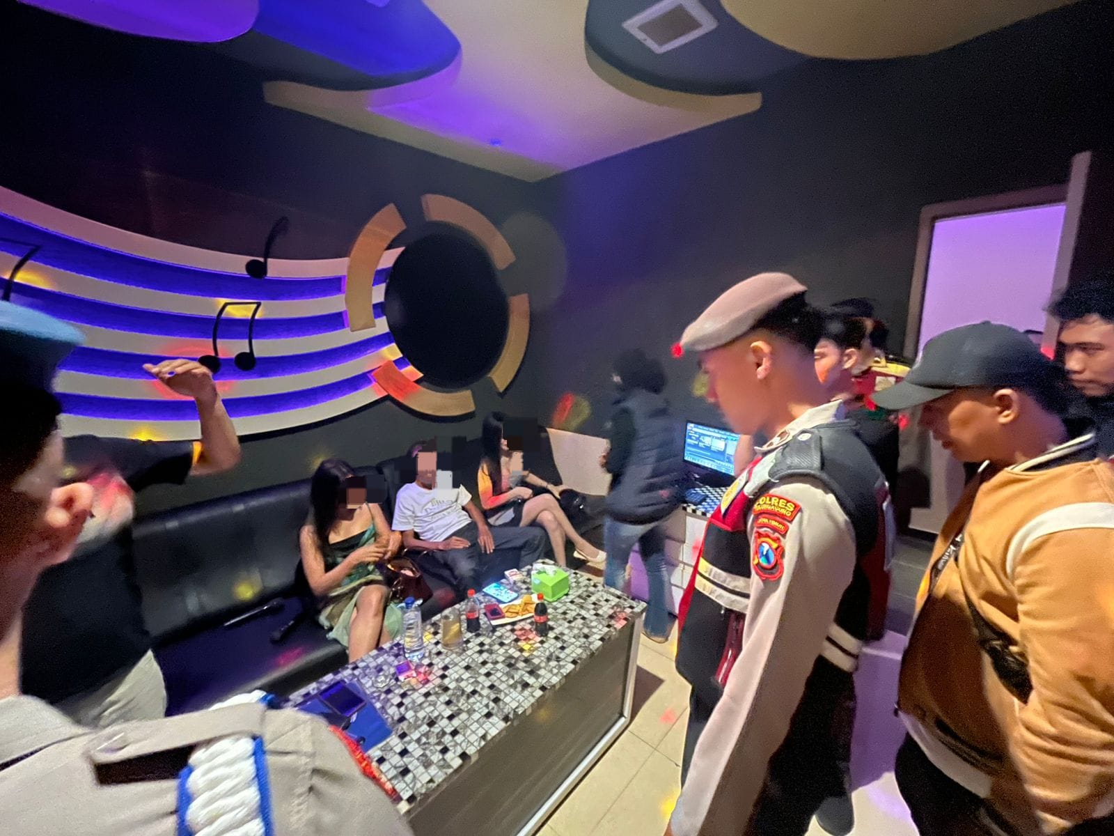 Razia THM dan Tes Urine, Polres Tulungagung Pastikan Pengunjung Bebas Narkoba