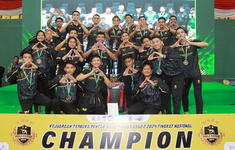 Pencak Silat Polda Jatim Sabet Juara Umum 2 Piala Kasad 2 2024