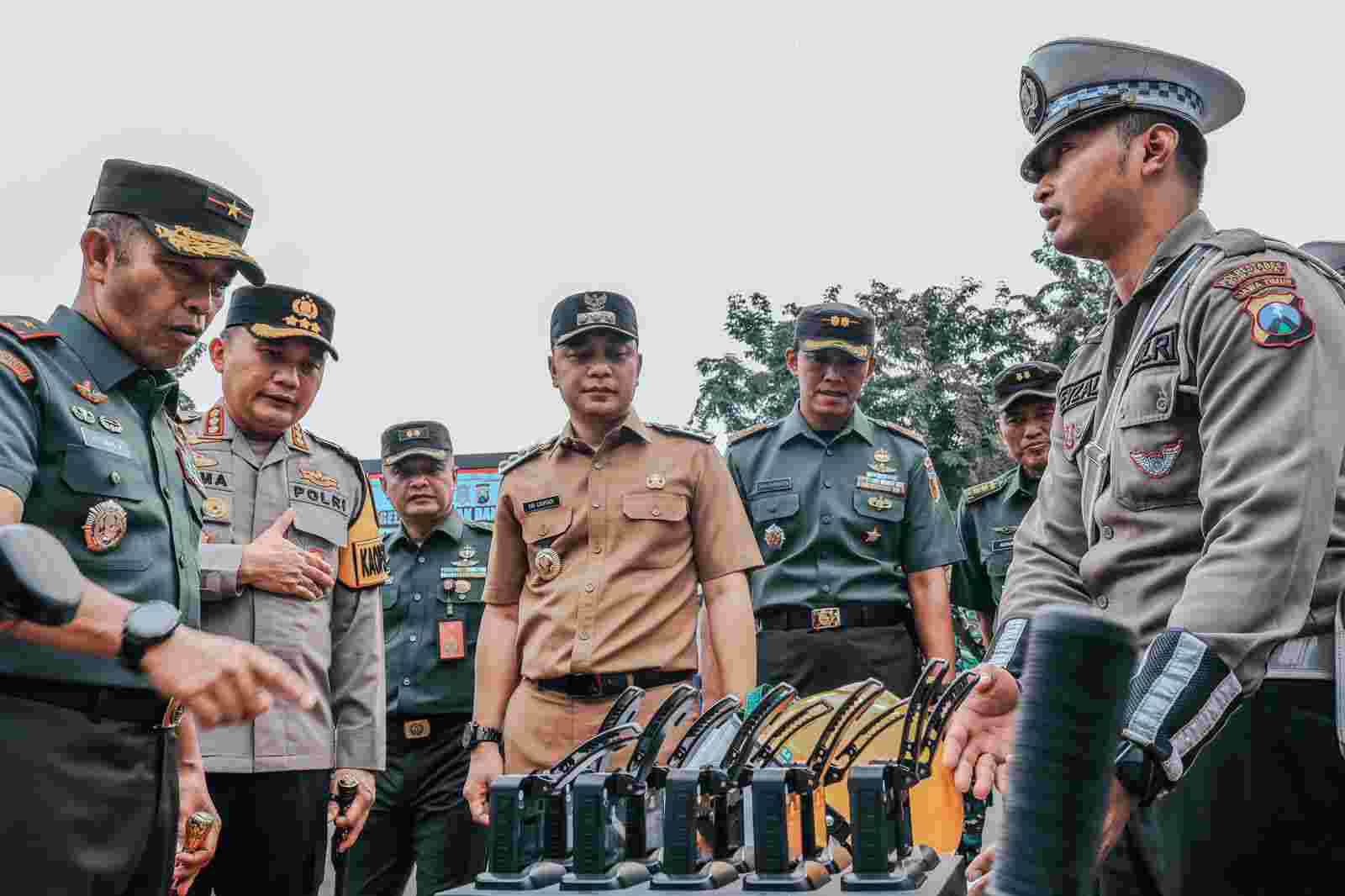 Antisipasi Bencana Hidrometeorologi, 3 Pilar Kota Surabaya Gelar Apel Siaga Bencana Alam