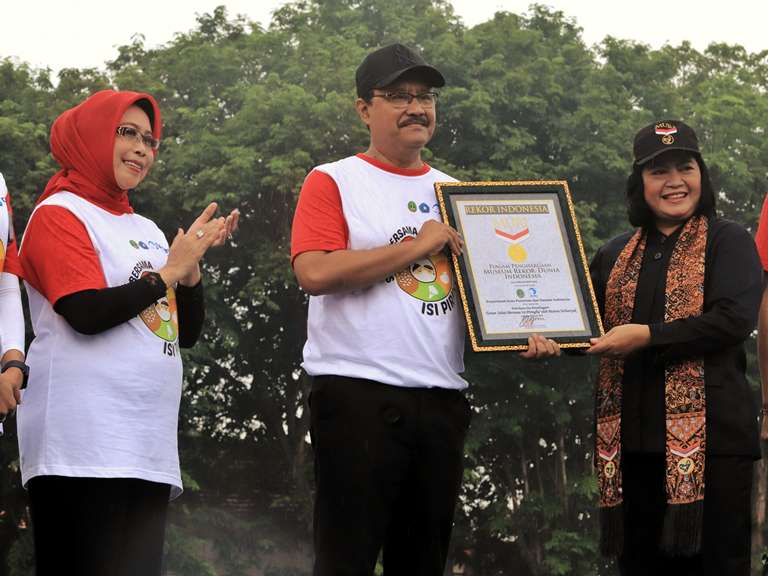 Gebyar Isi Piringku Kota Pasuruan Pecahkan Rekor MURI