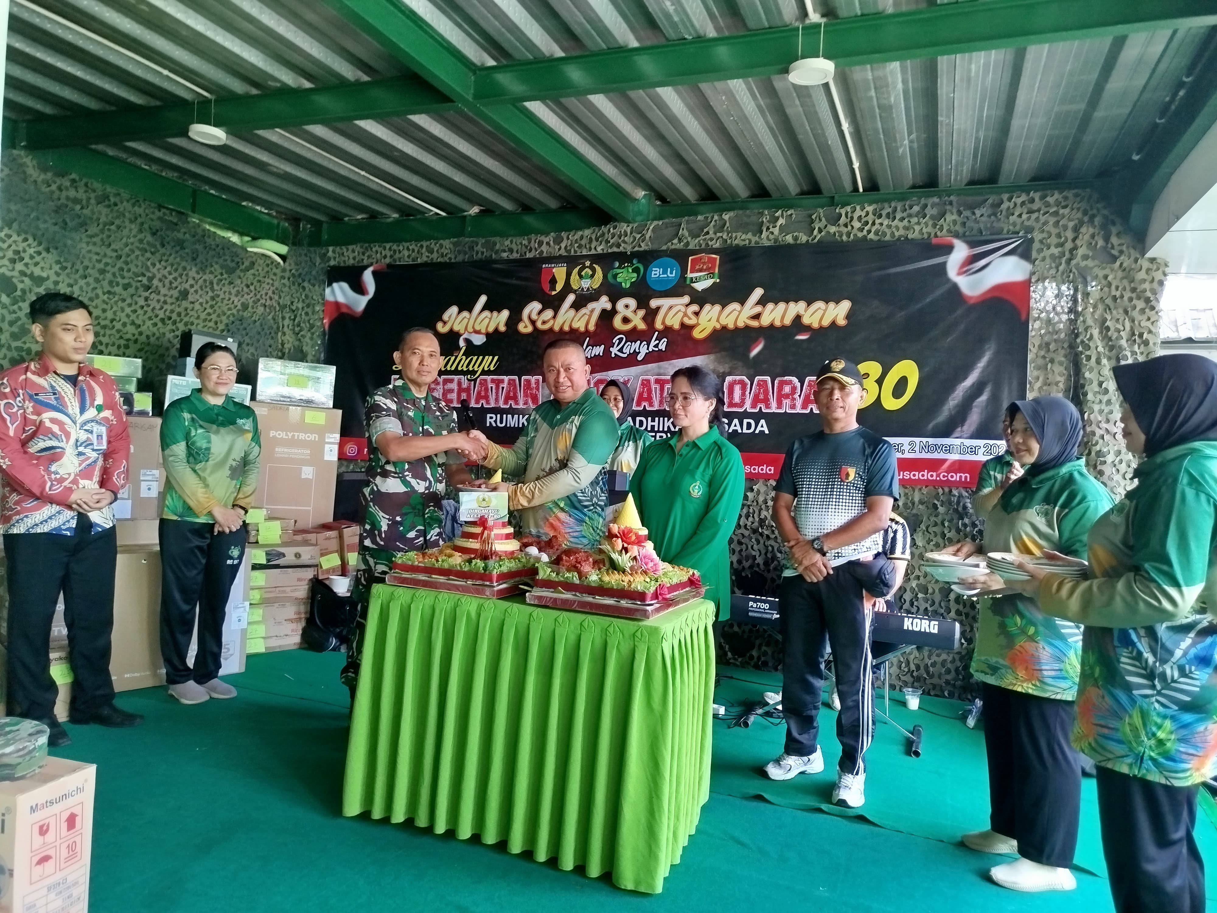 Gebyar HUT Ke-80 Kesad, DKT Jember Gelar Jalan Sehat Spektakuler dan Tasyakuran Akbar Penuh Makna