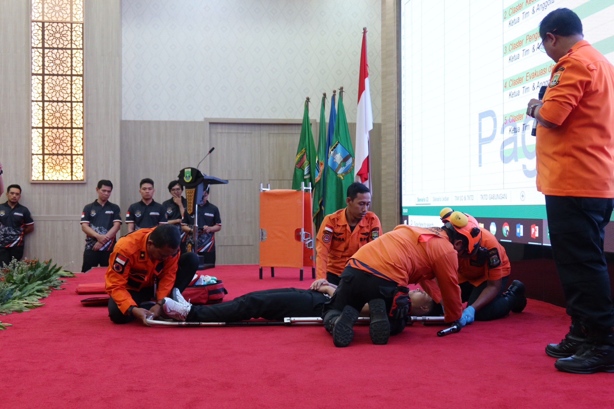 Sinergi dengan BPBD, Kanim Cilegon Ikuti Pelatihan Mitigasi Megathrust dan Erupsi Gunung Berapi