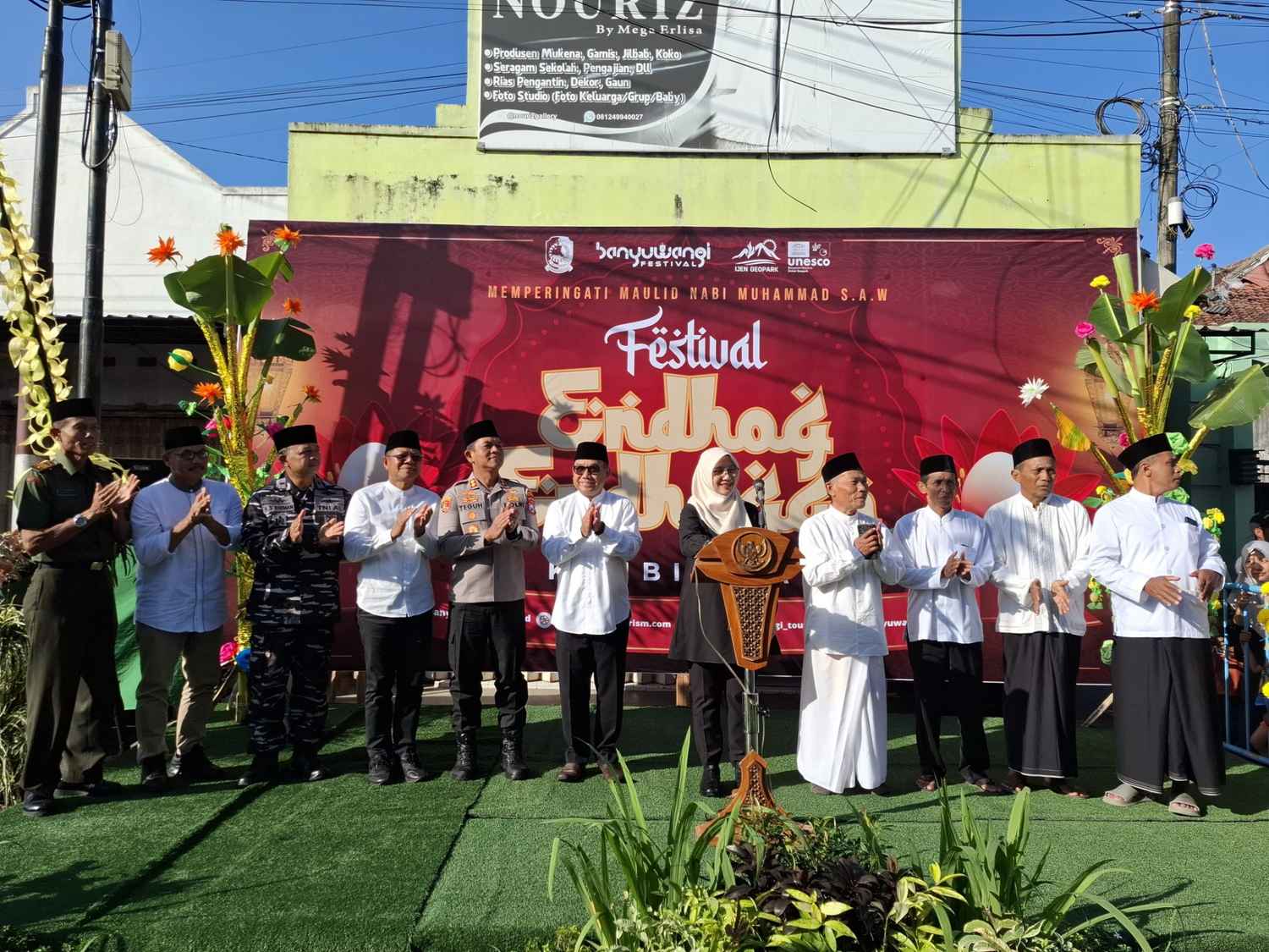 Wakapolresta Banyuwangi Hadiri Festival Endog Bersama Forkopimda di Desa Kembiritan Genteng