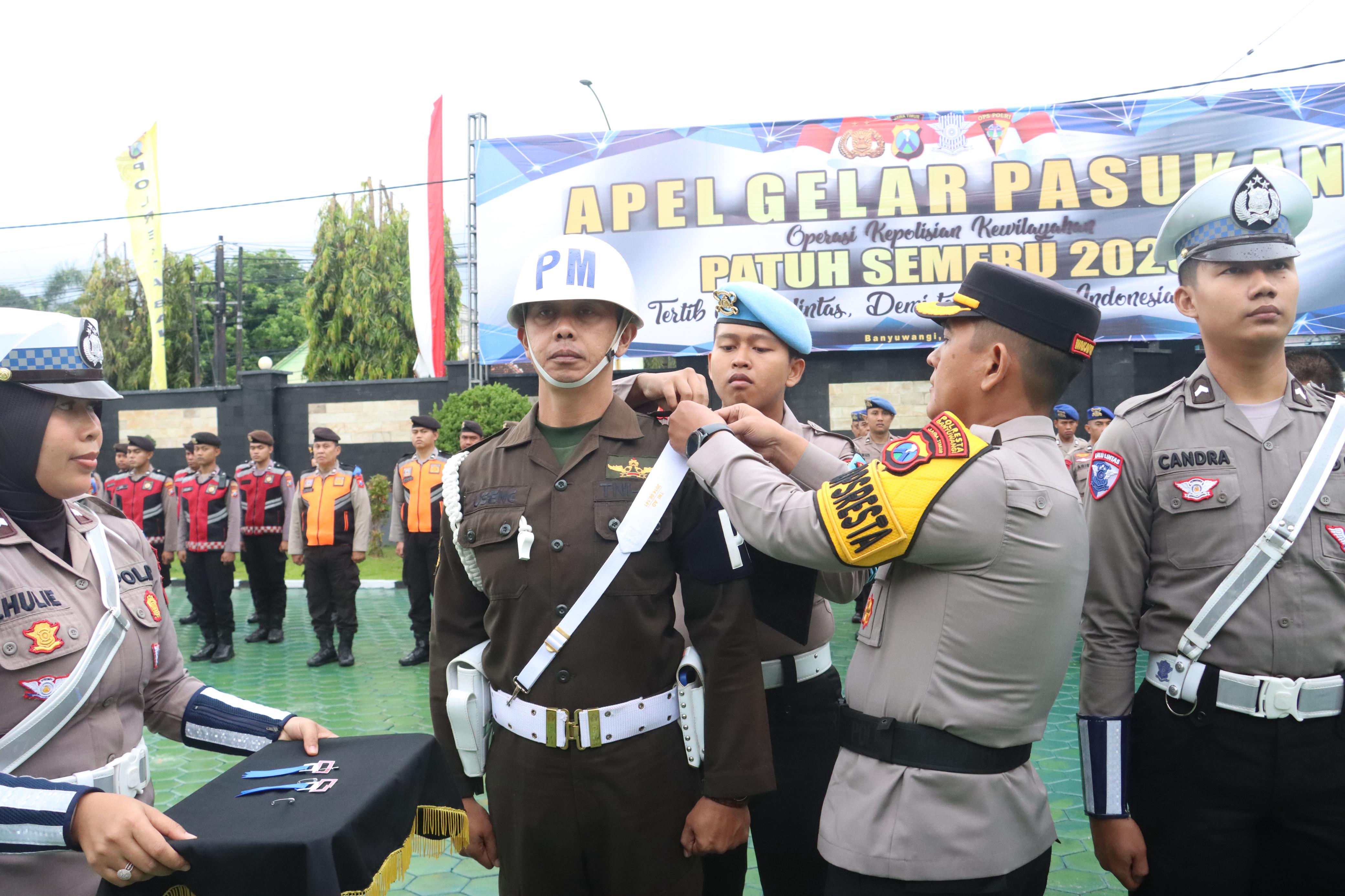 Berlangsung Khidmat, Polresta Banyuwangi Gelar Apel Pasukan Operasi Patuh Semeru 2025
