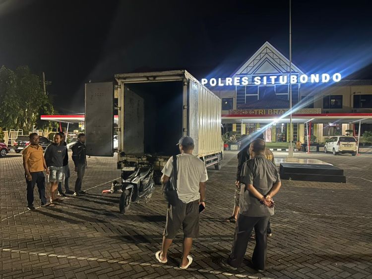 Polres Situbondo Gagalkan Pengiriman Motor Curian dari Bali yang Diangkut Mobil Boks