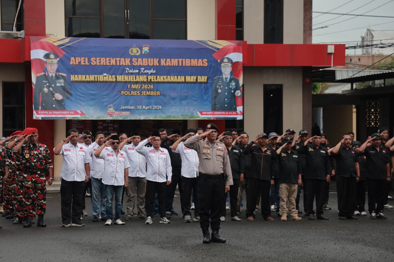 Gandeng Ormas hingga Relawan, Polres Jember Rajut Kebersamaan dalam 'Sabuk Kamtibmas'