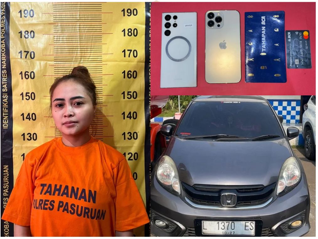 Wanita Cantik Asal Pandaan Terlibat Jaringan Narkoba