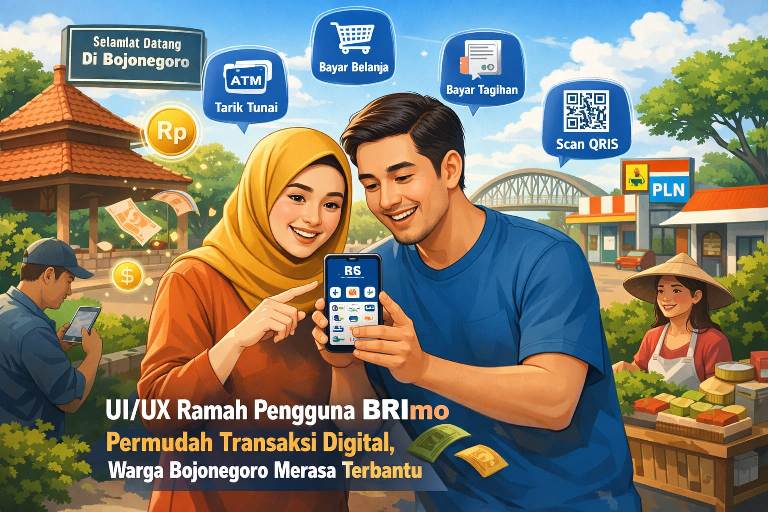 UI/UX Ramah Pengguna BRImo Permudah Transaksi Digital Warga Bojonegoro