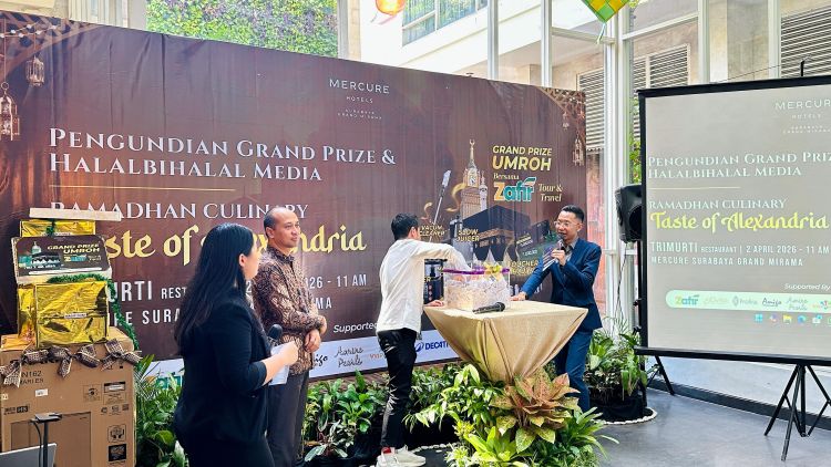 Mercure Surabaya Grand Mirama Tutup Program Iftar 2026 dengan Undian Umrah dan Elektronik