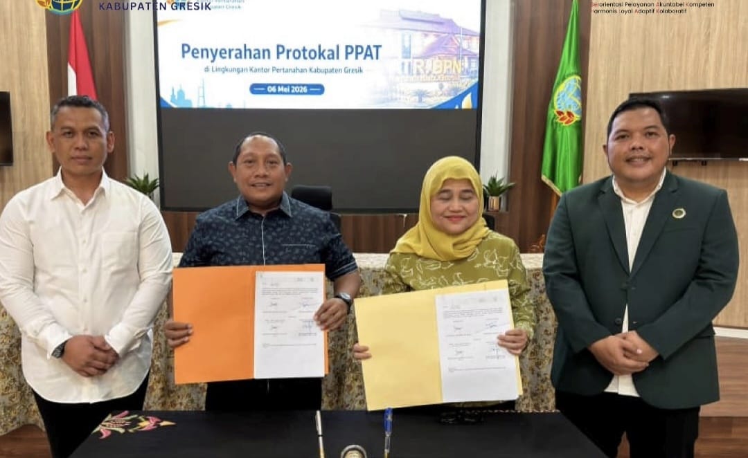 Tertib Arsip, Tertib Hukum: Penyerahan Protokol PPAT di Gresik Jadi Pengingat Pentingnya Kepastian Pertanahan