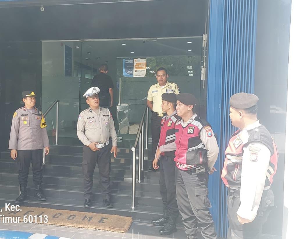 Antisipasi Kejahatan, Polsek Mulyorejo Tingkatkan Patroli di Perbankan