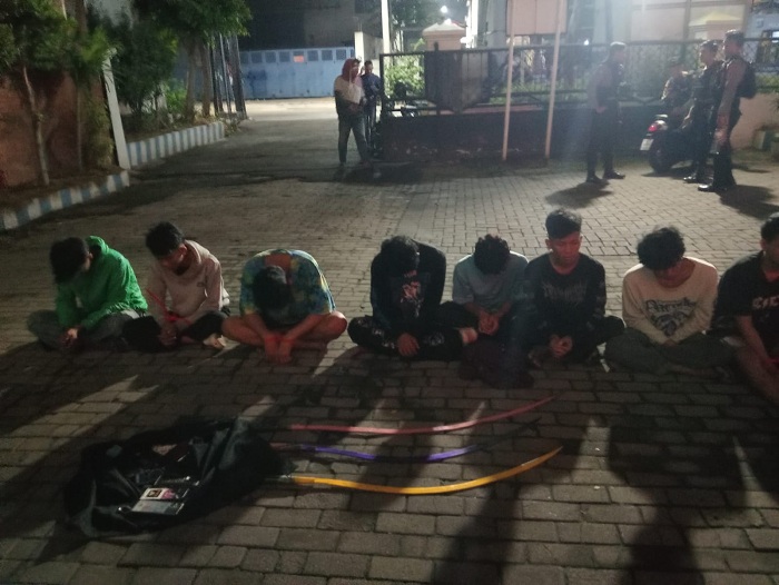 Polisi Gagalkan Tawuran Antargeng di Surabaya Utara, 11 Remaja dan Celurit Diamankan