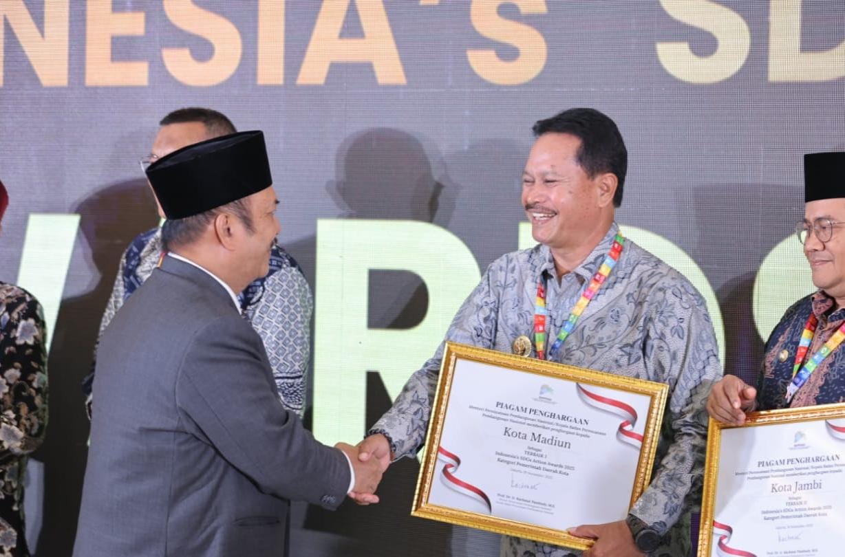 Kota Madiun Mendunia! Juara Nasional SDGs Awards 2025, Prestasi Bakal Dicatat di PBB New York