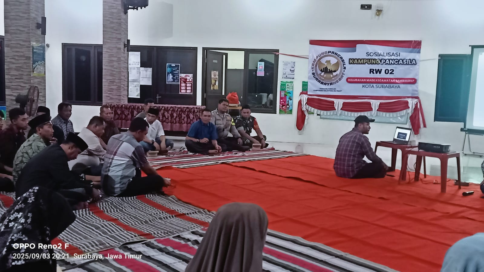 Polsek Lakarsantri Sosialisasi Kampung Pancasila di Kelurahan Made