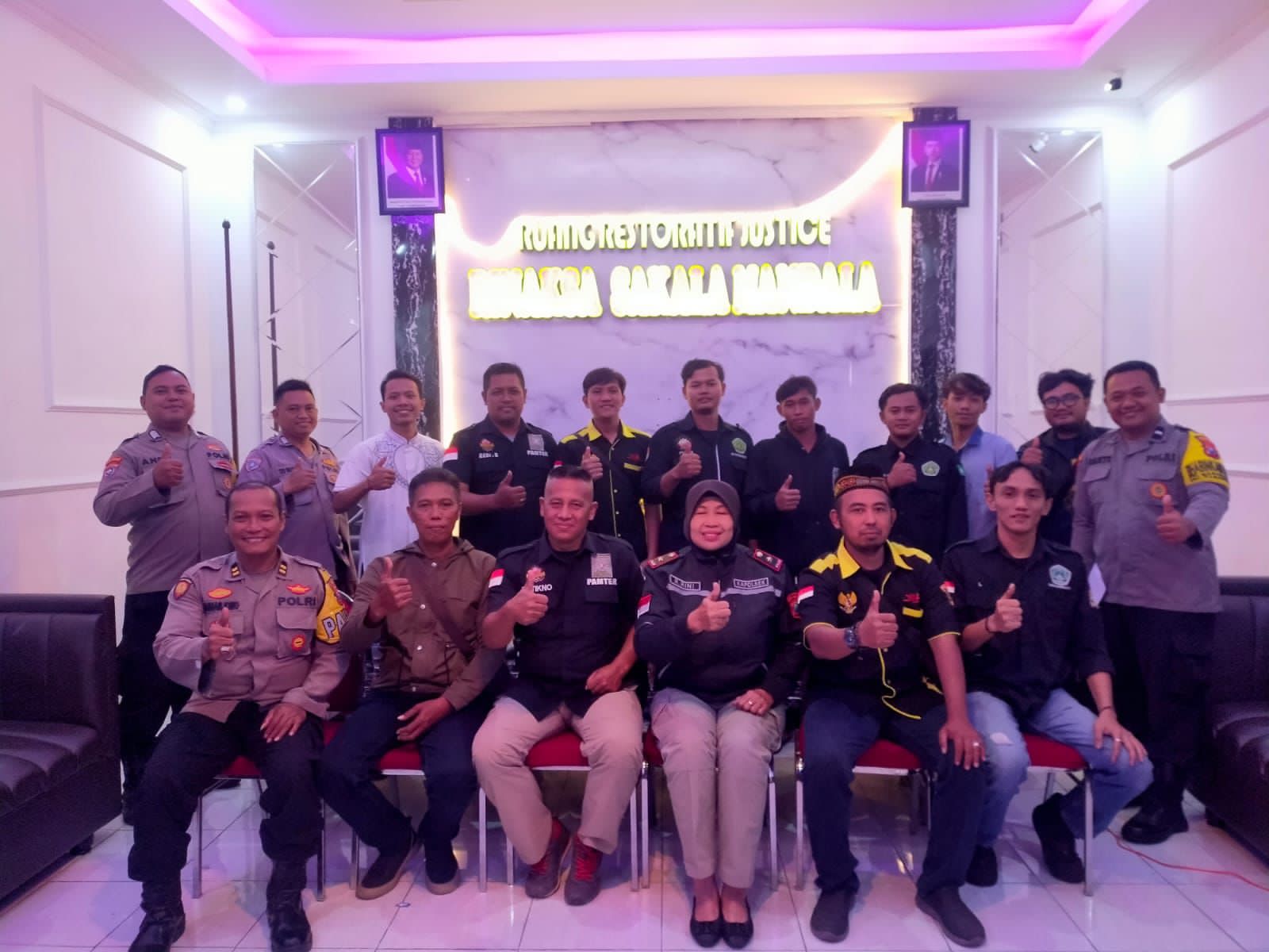 Polsek Karangpilang Jalin Silaturahmi Kamtibmas dengan Perguruan Pencak Silat
