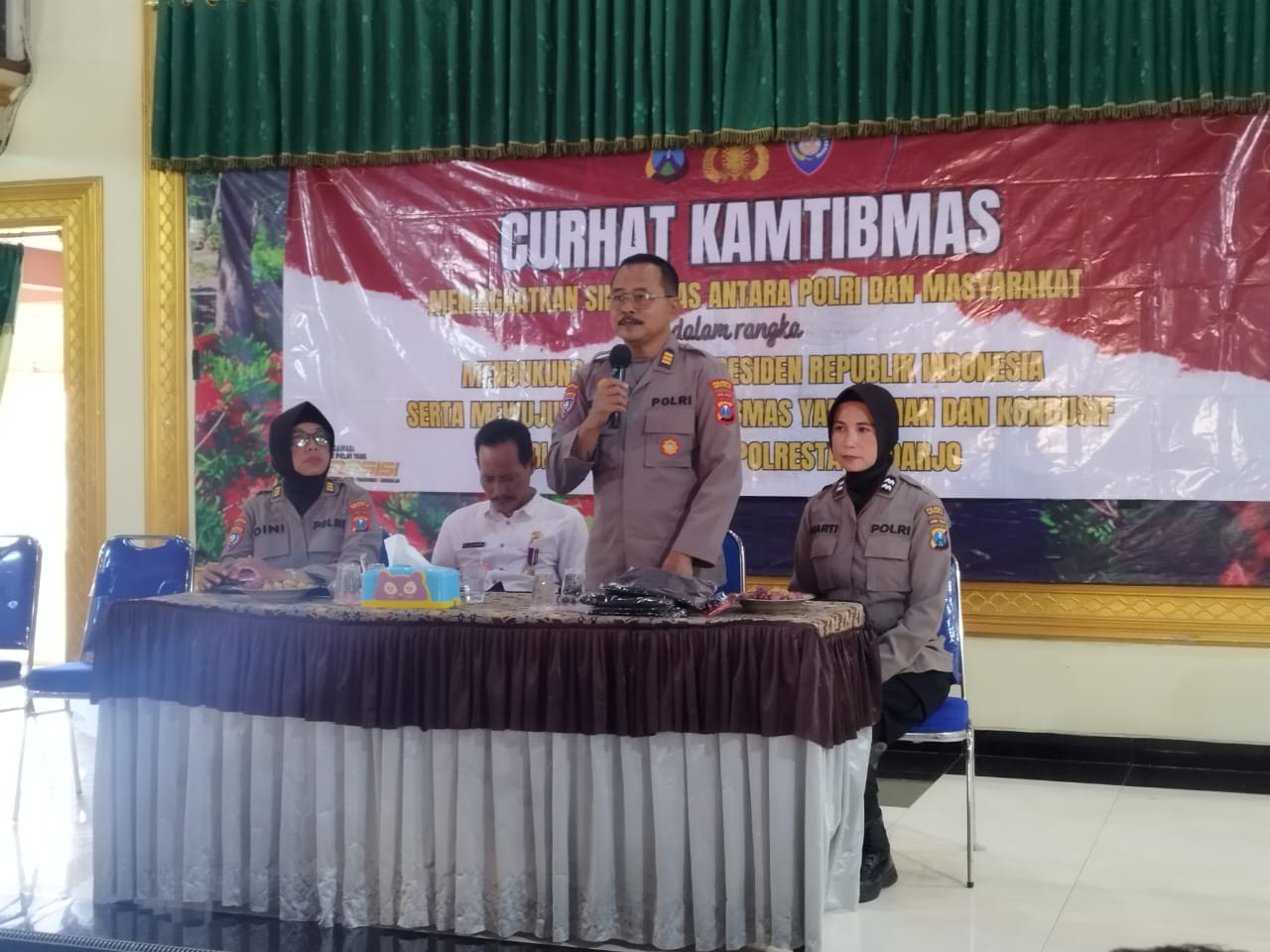 Polresta Sidoarjo Pertajam Program Ketahanan Pangan lewat Silaturahmi Kamtibmas