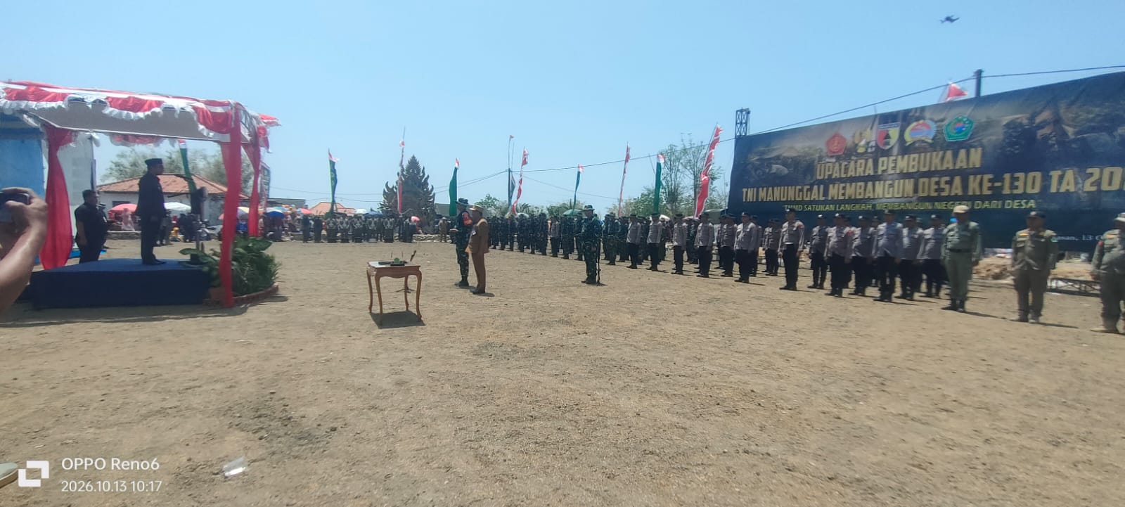 Bupati Pamekasan Pimpin Pembukaan TMMD Ke-130 di Desa Jarin