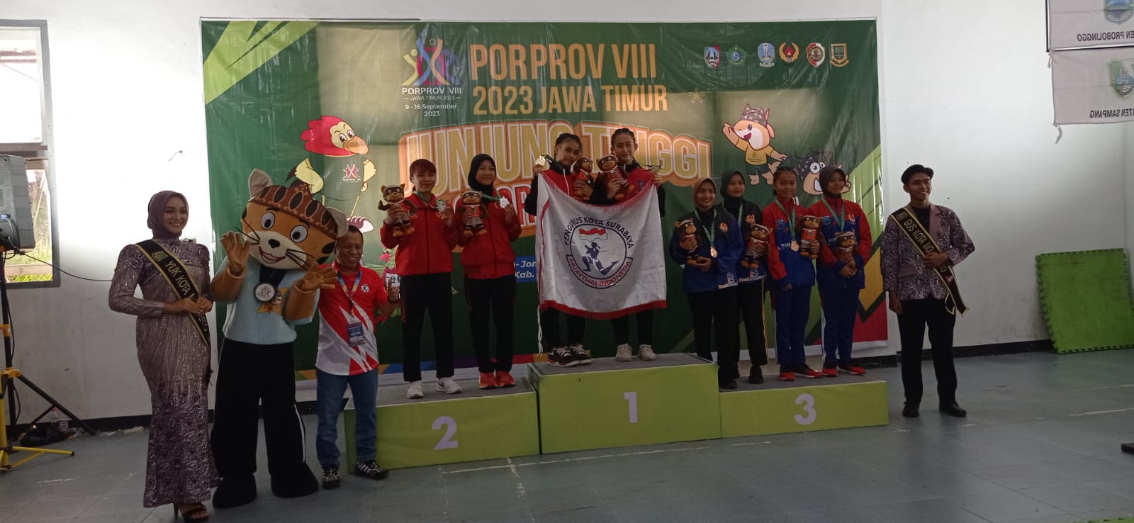 Porprov Jatim VIII, Surabaya Sabet 2 Emas Muaythai Seni