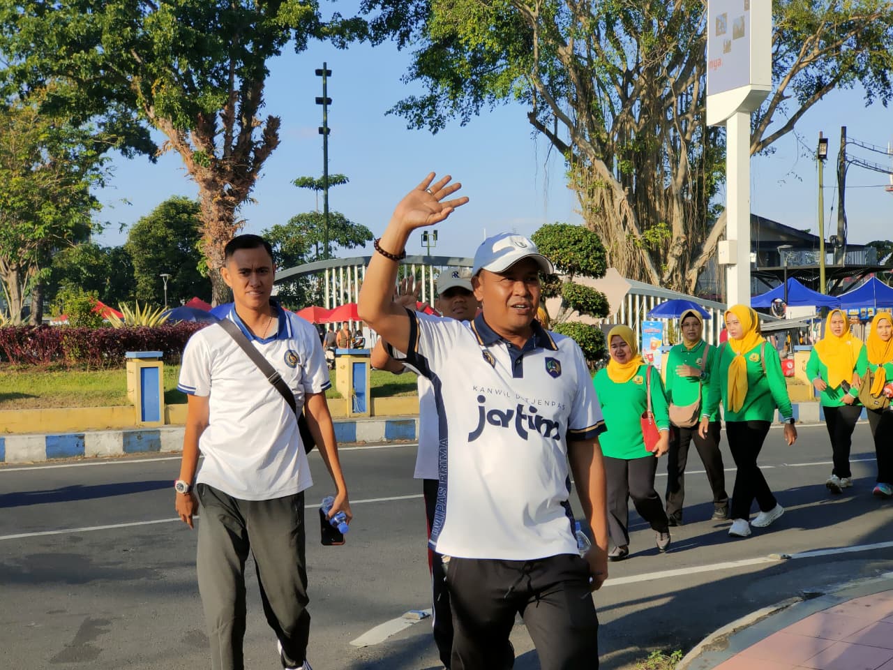 Meriahkan HUT ke-81 RI, Lapas Jember Rekatkan Silaturahmi Lewat Jalan Sehat