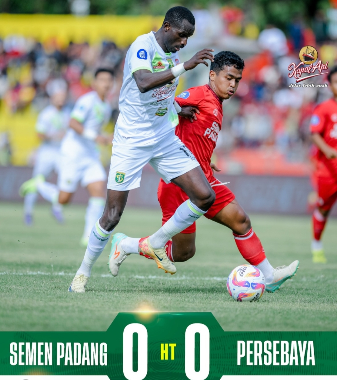 Hasil Babak Pertama Persebaya Vs Semen Padang 0-0