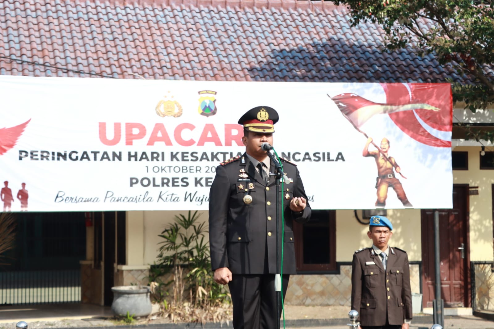 Penuh Khidmat, Polres Kediri Gelar Upacara Peringatan Hari Kesaktian Pancasila