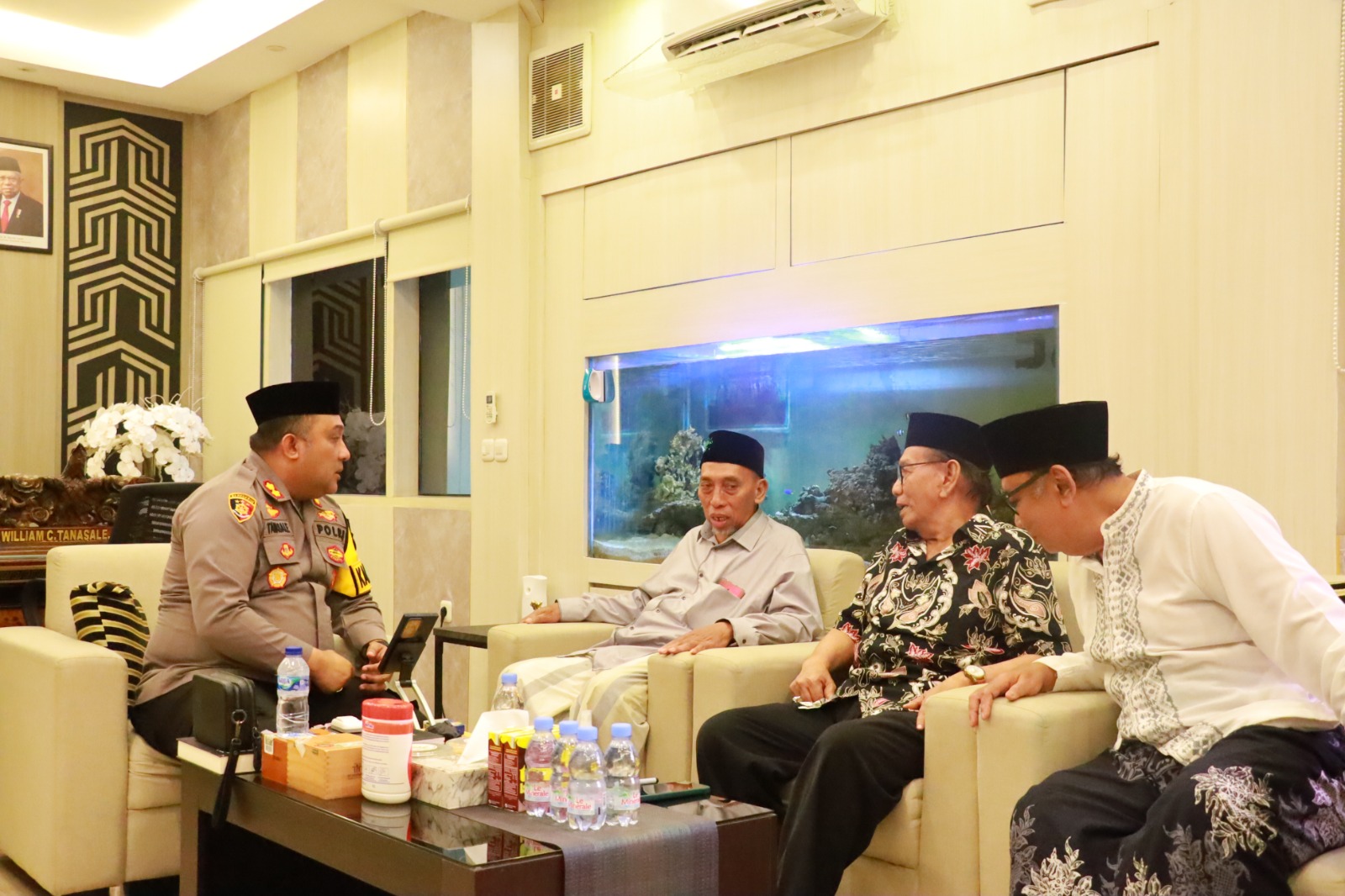 Perkuat Silaturahmi, Polres Tanjung Perak Terima Kunjungan PCNU Kota Surabaya