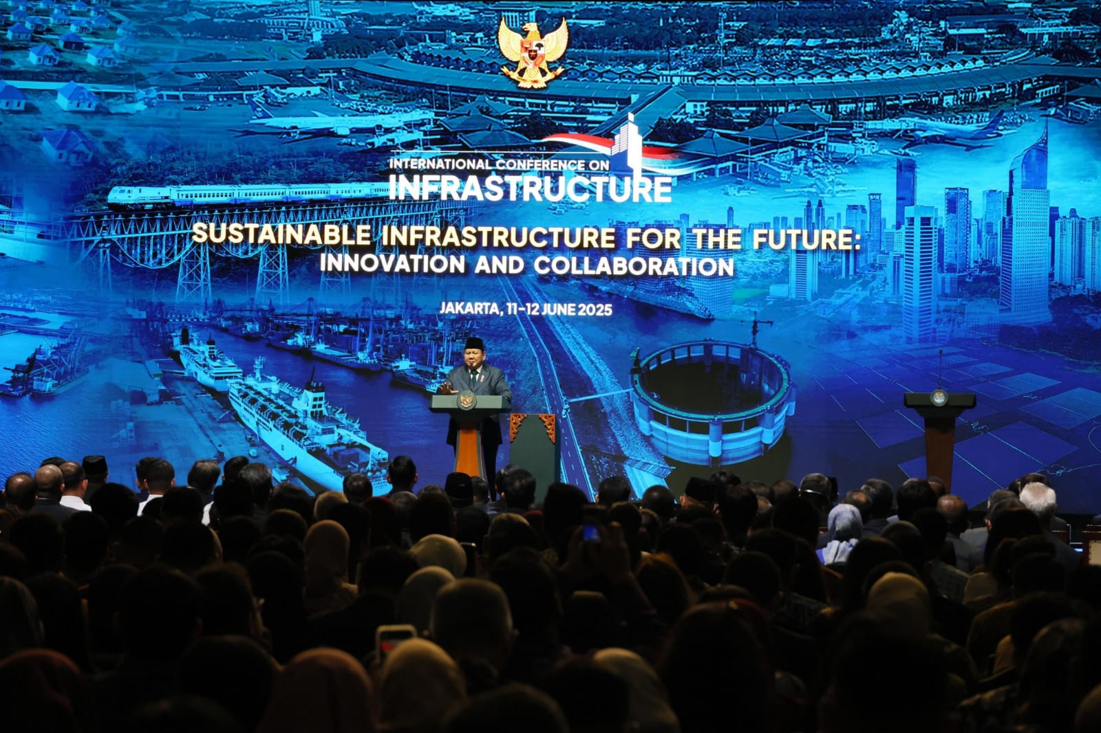 Menteri Nusron dan Wamen Ossy Hadiri Penutupan ICI 2025, Dapat Pesan dari Presiden