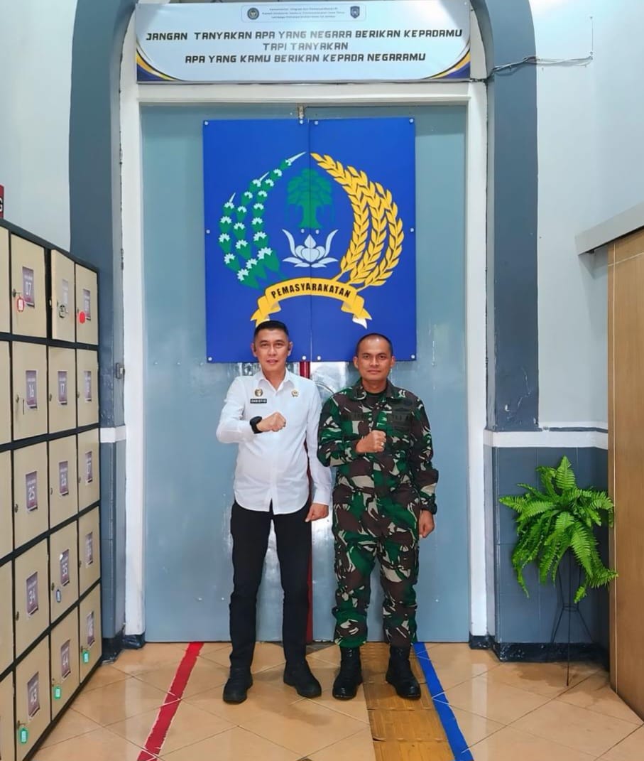 Jaga Sinergi, Lapas Jember dan Brigif 9 Kostrad Bahas Kerja Sama