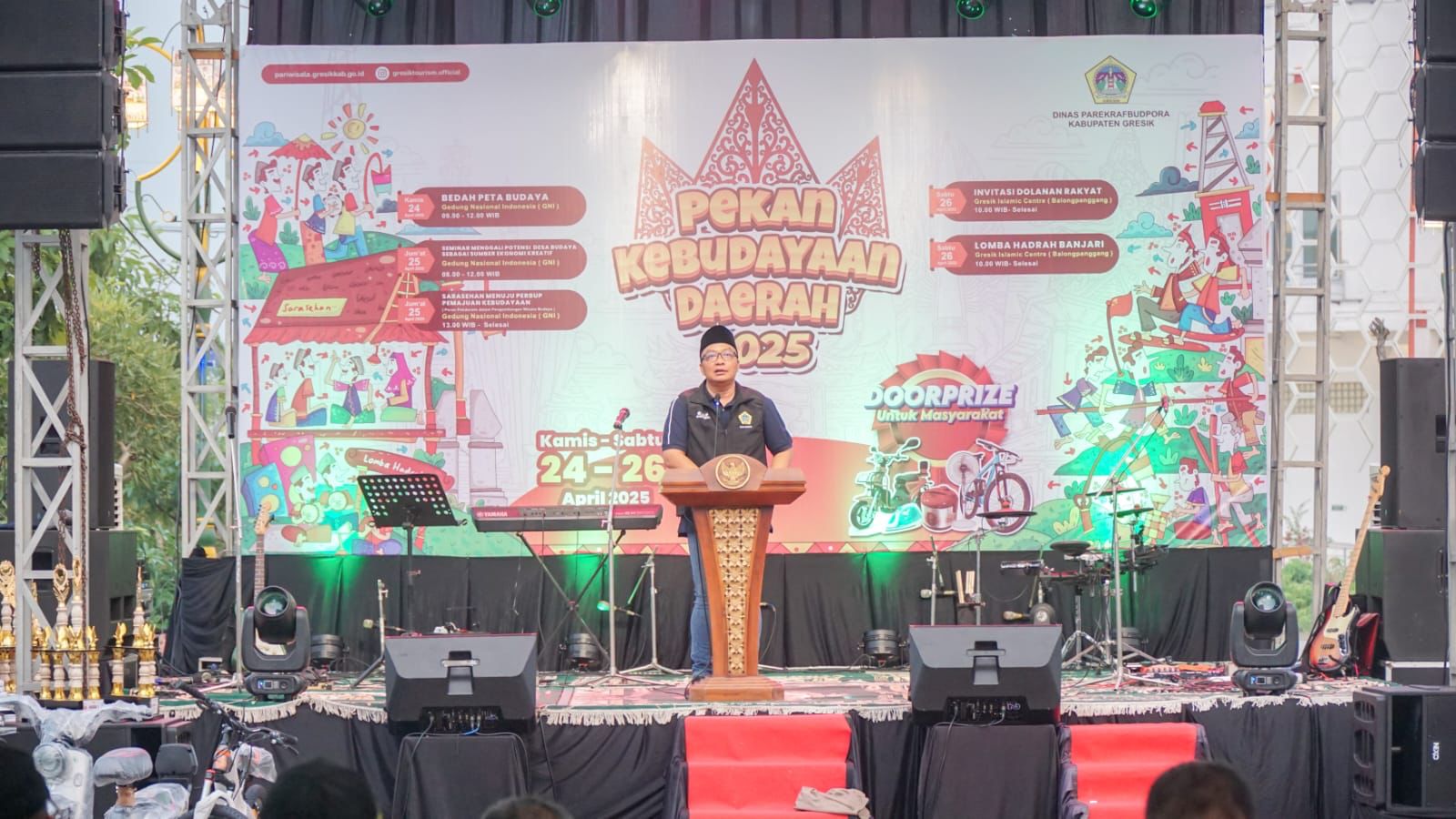 Pekan Kebudayaan Daerah 2025, Wabup Gresik: Wujud Pelestarian Budaya Daerah