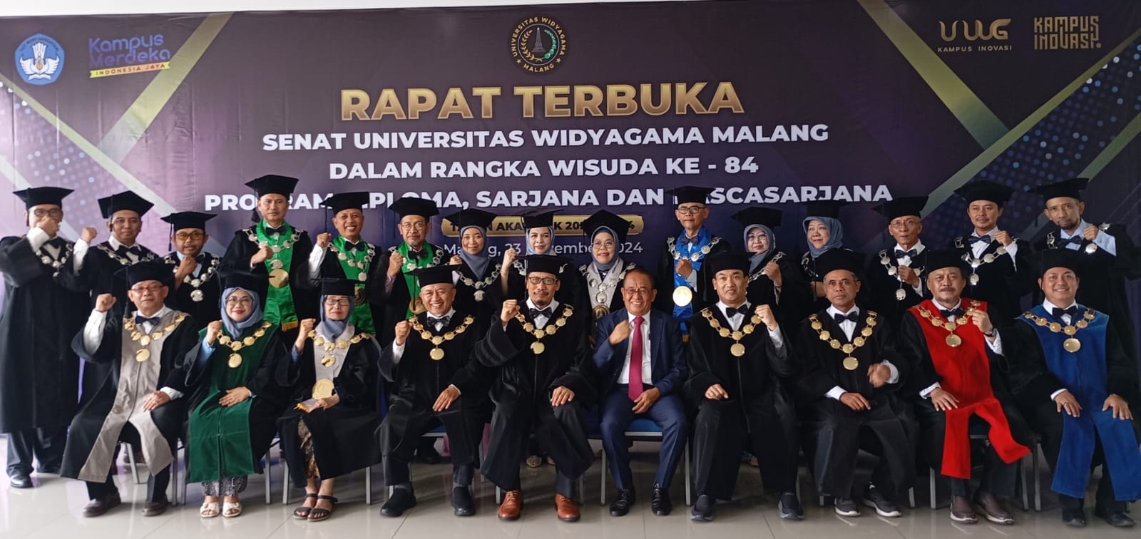 Tokoh Nasional Hadiri Wisuda UWG Malang, Sampaikan Orasi Ilmiah Inspiratif untuk Bakar Semangat Wisudawan