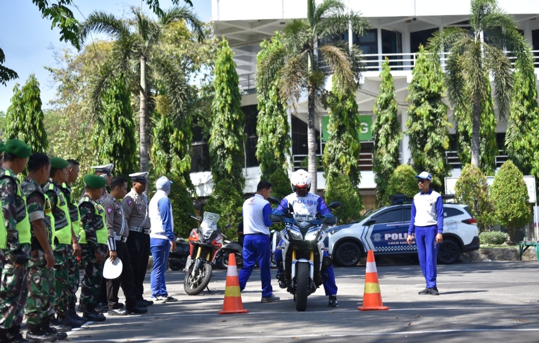 Jelang Pilkada 2024, TNI-Polri Pelatihan Safety Riding 