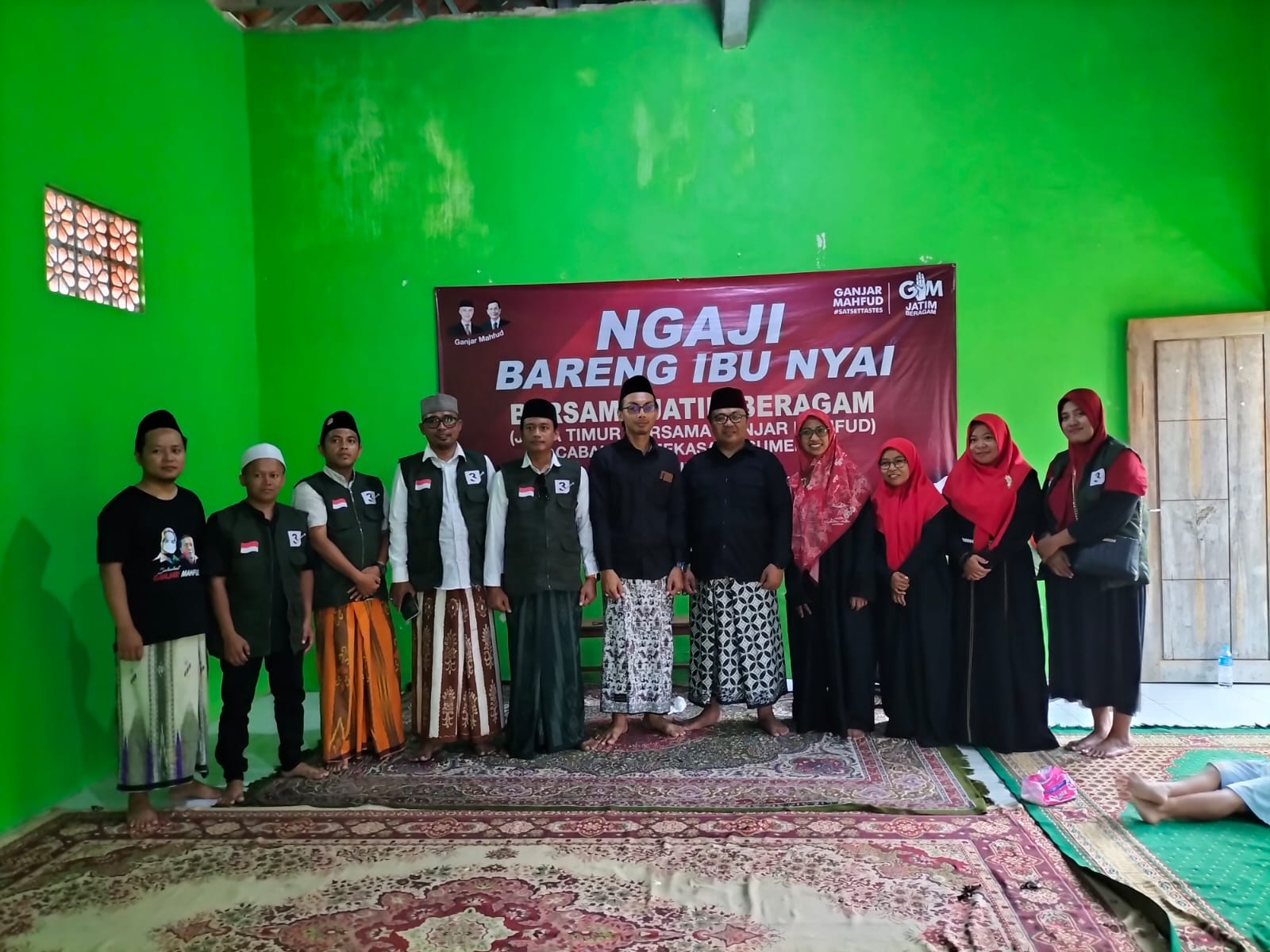 Perkuat Suara Grassroot, Tim Ganjar-Mahfud Ngaji Bersama dengan Ning dan Bu Nyai