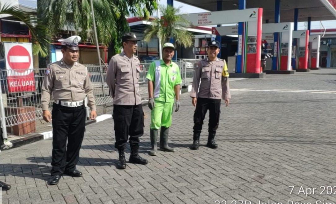 Pantauan Ketersediaan BBM di SPBU Simo Pomahan Sukomanunggal Stabil