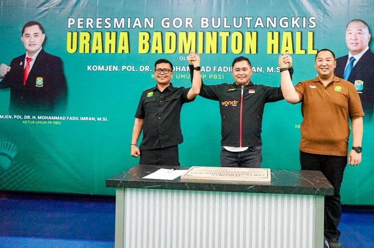Ketua Umum PP PBSI Resmikan GOR URAHA Badminton Hall Kabupaten Malang