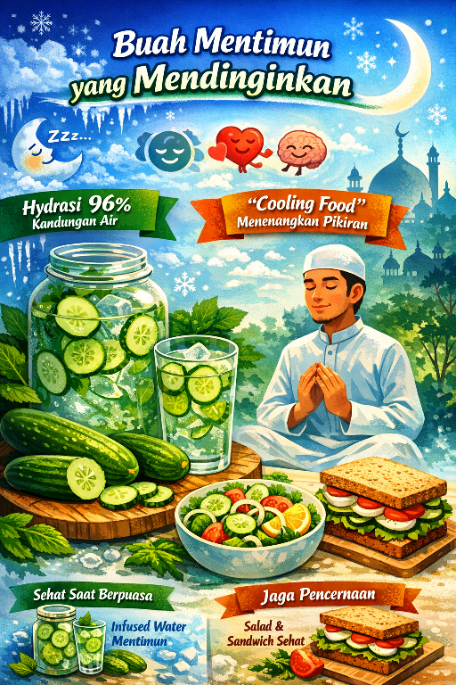 Buah Mentimun yang Mendinginkan